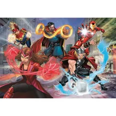 104-delna Supercolor sestavljanka z bleščicami Marvel: Maščevalci - Clementoni slika 2