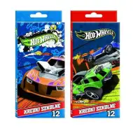 12-delni komplet barvnih svinčnikov - Hot Wheels