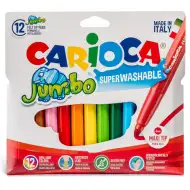 12-delni komplet flomastrov v škatlici Jumbo - Carioca