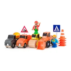 12-delni komplet gradbenih vozil - Woodyland