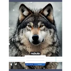Nebulo: Črtasti zvezek z motivom volka 81-32 A/4