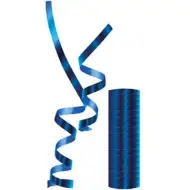 18-delni komplet vijugastih trakov kovinsko modre barve