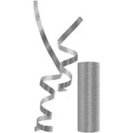 18-delni komplet vijugastih trakov kovinsko srebrne barve