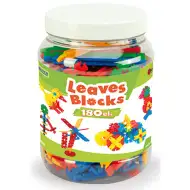 180-delni komplet dvodimenzionalnih gradbenih elementov v posodi - Wader