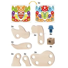 24-delni sestavljiv dinozaver Quercetti: Play Bio slika 2