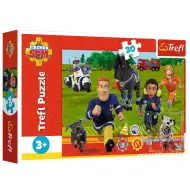 30-delna sestavljanka Gasilec Samo: Pripravljen na pomoč - Trefl