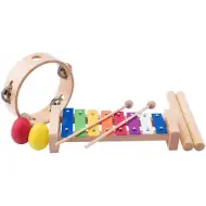 4-delni komplet lesenih glasbil