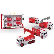 4-delni komplet sestavljivih gasilskih vozil