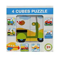 4 pravljične kocke z vozili