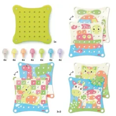 41-delni set bucik Quercetti: Play Eco Jumbo Peggy Evo slika 3