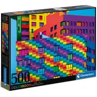 500-delna sestavljanka Colorboom Collection: Squares - Clementoni