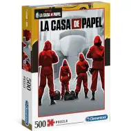 500-delna sestavljanka Money Heist: Rdeči kombinezoni - Clementoni