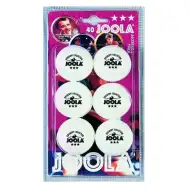 6-delni komplet belih žogic za namizni tenis Joola