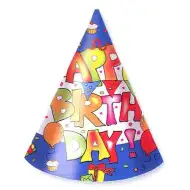 6-delni komplet klobukov za zabavo Happy Birthday