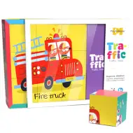 6-v-1 sestavljanka pravljice - Vozila