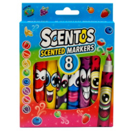 8-delni komplet dišečih flomastrov žive barve Scentos