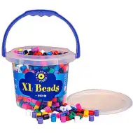 950 barvnih biserov XL v vedru