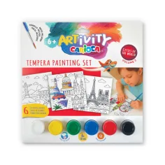 ARTivity Tempera komplet tempera barv 6 x 10 ml - Evropa - Carioca