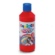 Akrilna barva 250 ml rdeča - Carioca