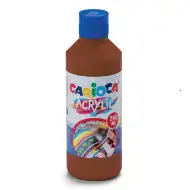 Akrilna barva 250 ml v rjavi barvi - Carioca