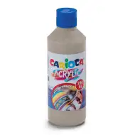 Akrilna barva 250 ml v srebrni barvi - Carioca