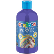 Akrilna barva v vijolični barvi, 250 ml - Carioca
