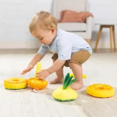 Ananas gradbeni stolp za dojenčke - Melissa & Doug slika 3