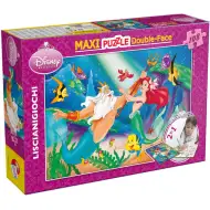 Ariel Mala morska deklica 2 v 1, 108-delni puzzle in pobarvanka 70x50 cm – Lisciani