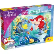 Ariel mala morska deklica 2 v 1, 250-delni puzzle in pobarvanka, 50x35 cm – Lisciani