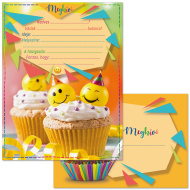 Ars Una: 10-delni komplet vabil z motivom mafinov z ovojnicami