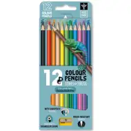 Ars Una: 12-barvni trikotni barvni svinčnik komplet z šilčkom