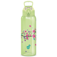 Ars Una: 3D Snow Flower zeleni bidon s cvetličnim vzorcem, brez BPA, 700 ml