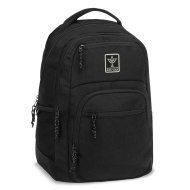 Ars Una: Cordura Black AU-5 črn šolski nahrbtnik 33 x 49 x 23 cm