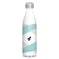 Ars Una: Črtasta dvostenska kovinska steklenica 500 ml