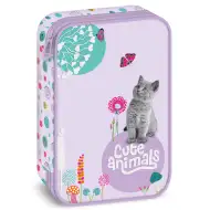 Ars Una: Cute Animals - Kitten večplastni peresnica 15,5x22,5x4,5cm