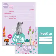 Ars Una: Cute Animals - Mucek mačji set 10 vabil z ovojnico