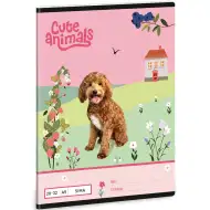 Ars Una: Cute Animals - Pesek gladka beležka A/5 20-32