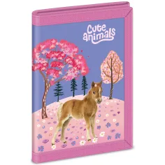 Ars Una: Cute Animals denarnica s konjem 9x12,5x2cm