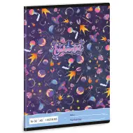 Ars Una: Enchanted čarovnica vzorčasta črtasta beležka za 1. razred A/5