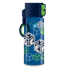 Ars Una: Geek s kockastim vzorcem, plastenka za vodo brez BPA, 475 ml