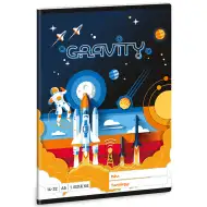Ars Una: Gravity astronavt 1. razred črtasti zvezek A/5