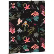 Ars Una: Gumijasta mapa A/4 s tahitijskimi cvetlicami