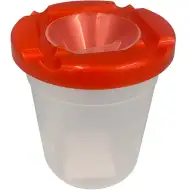 Ars Una: Kozarec za pranje čopičev v rdeči barvi