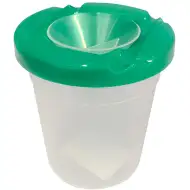 Ars Una: Kozarec za pranje čopičev v zeleni barvi