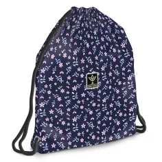 Ars Una: Navy Bloom najstniška telovadna vreča, športna torba 37,5x46cm
