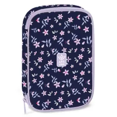 Ars Una: Navy Bloom večnadstropna peresnica 15,5 x 22,5 x 4,5 cm