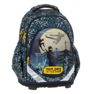 Ars Una: Ninjas in the dark anatomski šolski nahrbtnik, 33x43x22 cm