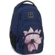 Ars Una: Pink shade cvetlični AU-2 šolska torba, nahrbtnik 32x46x22 cm