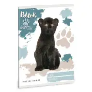 Ars Una: Pogumni Tačke - Črni panter A/5 črtasti zvezek za 1. razred 14-32