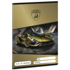 Ars Una: Rumen zvezek z motivom Lamborghinija, kvadriran, A5 27-32